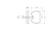 BOSCH 0 986 424 005 Brake Pad Set, disc brake